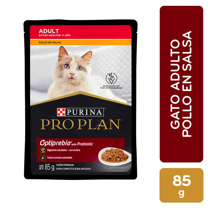 Alimento Para Gato Pro Plan Adulto Optiprebio Pouch Pollo