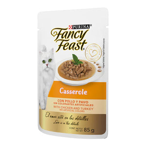 Alimento Para Gato Fancy Feast Casserole Pavo Pollo Pouch