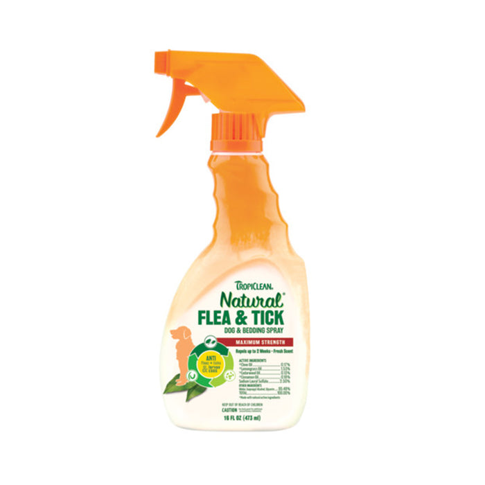 Spray para Perro Tropiclean Natural Flea & Trick