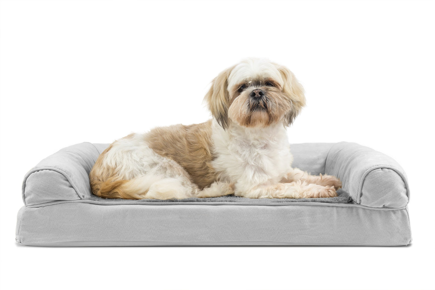 Cama Furhaven Sofa Plush and Suede