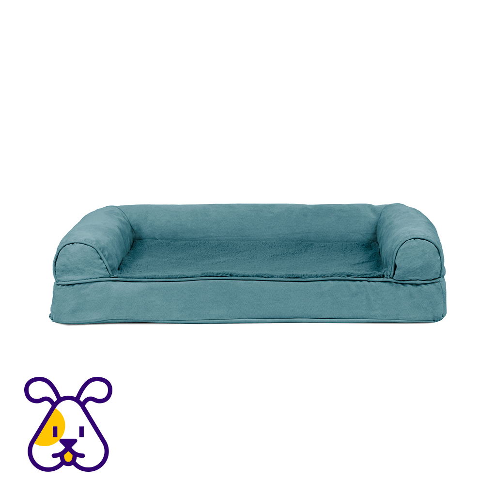 Cama Furhaven Sofa Plush and Suede