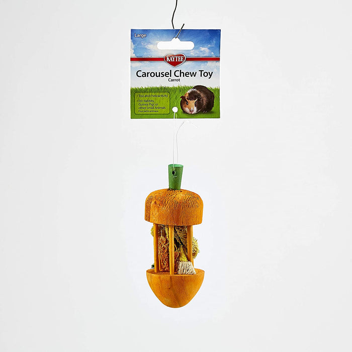 Juguete Masticable para Roedores Kaytee Carousel Carrot Large