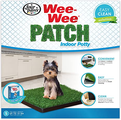 Bandeja con Césped Patch Wee-Wee Small Four Paws