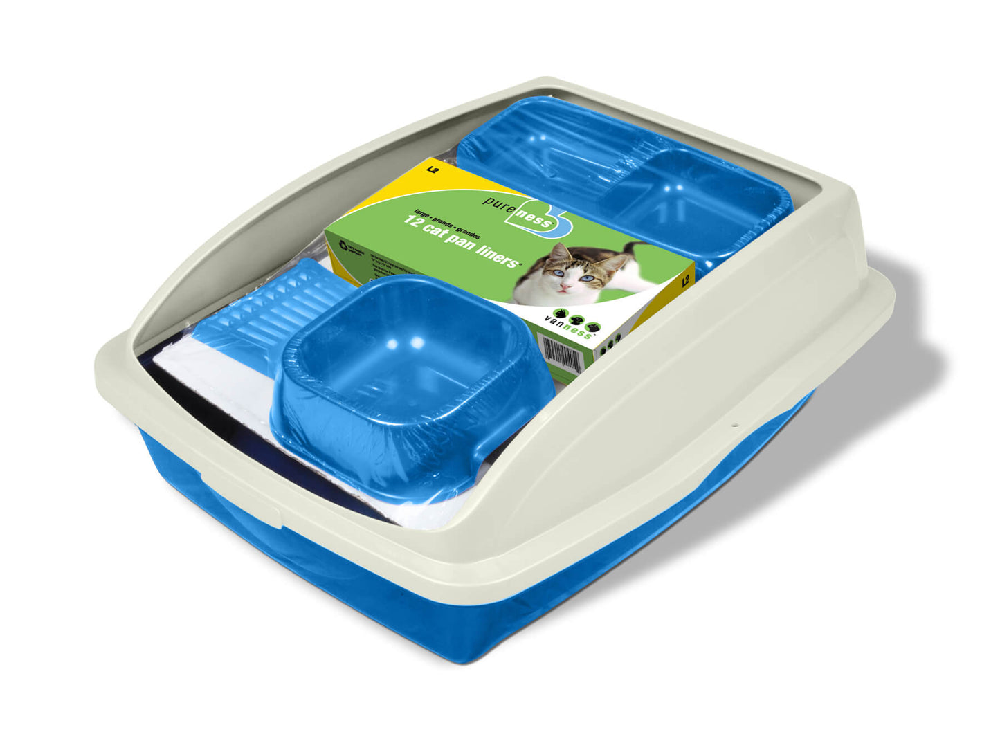 Arenero para Gato Vanness Starter Kit Framed Pan