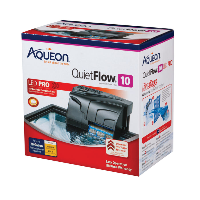Filtro para Pecera Aqueon Quietflow Power Filter 5 a 10 gls.