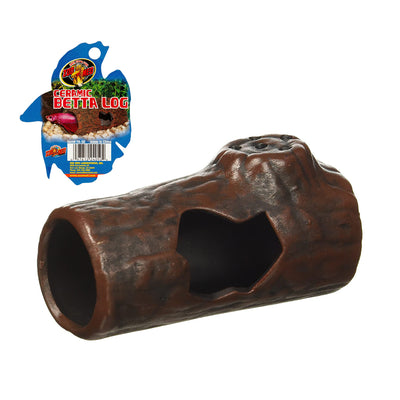 Tronco para Pecera Zoo Med Betta Ceramic Siniking Log FA-50