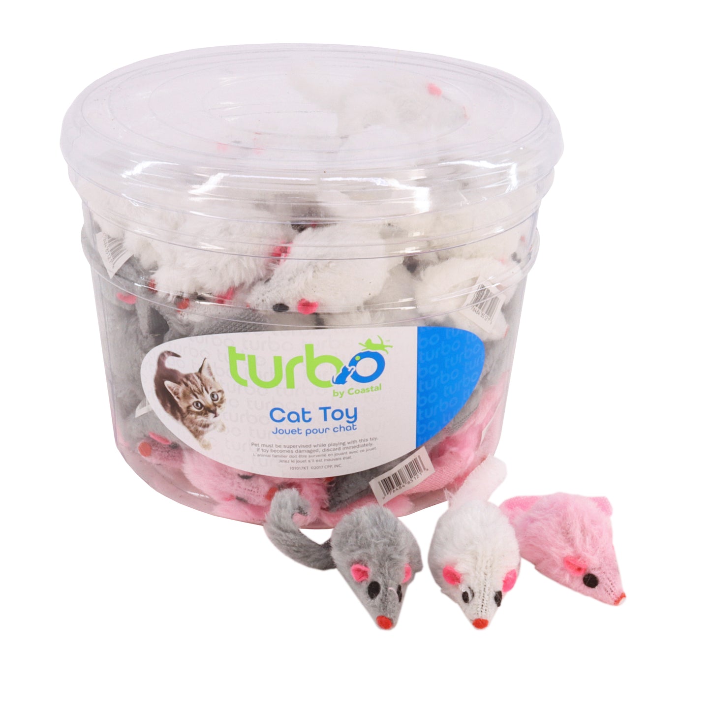 Juguete Coastal Furry Mice Assorted Colors
