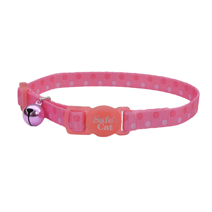 Collar Safe Cat Fashion Fish Pink Dots