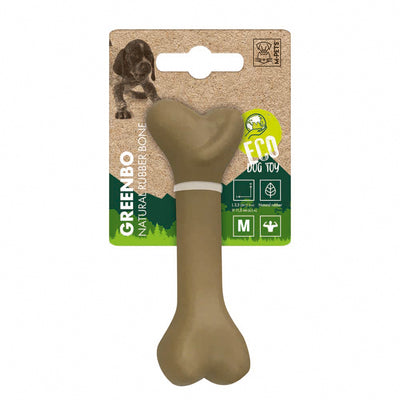 Juguete M-Pets Greenbo Natural Rubber Bones - S Brown