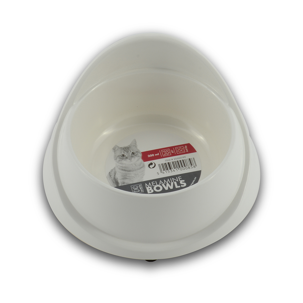 Tazón de Melamina M-Pets Cat Melamine Bowl Single Fashion
