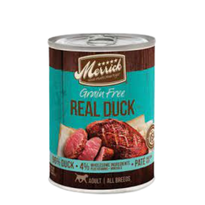 Alimento para Perro Merrick Grain-Free Real Duck en Lata