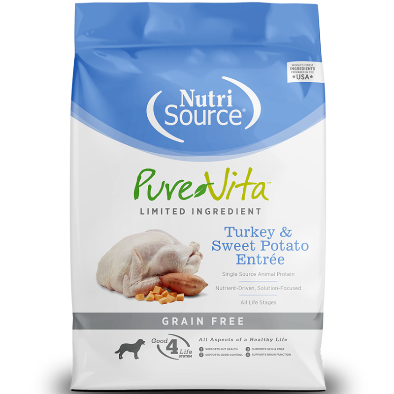 Concentrado para Perro NutriSource Grain-Free Pure Vita Turkey