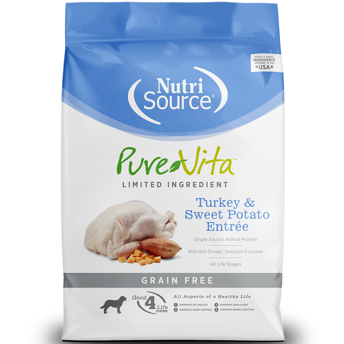 Concentrado para Perro NutriSource Grain-Free Pure Vita Turkey
