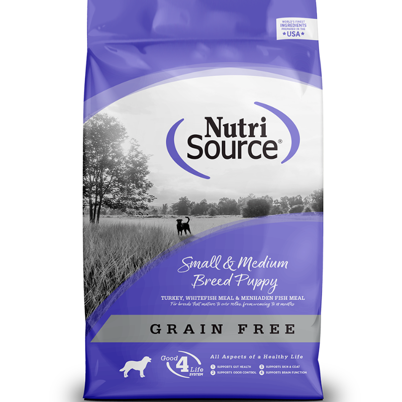 Concentrado para Perro NutriSource Grain-Free Small & Medium Breed Puppy