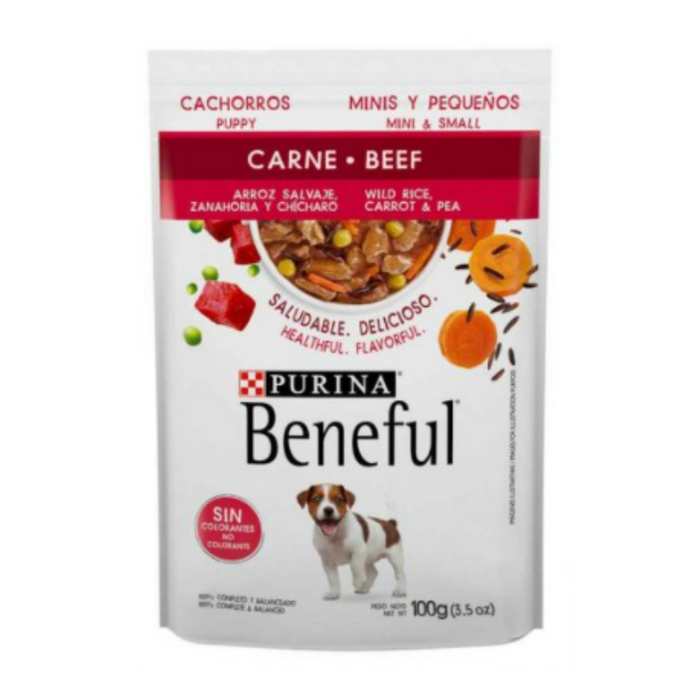 Alimento para Perro Mini Cachorro Beneful Pouche Carne