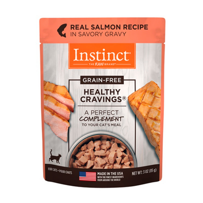 Alimento para Gato Instinct Healthy Gravings Salmón Pouches