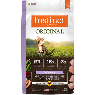 Concentrado para Gato Instinct Original Grain-Free Chicken Kitten
