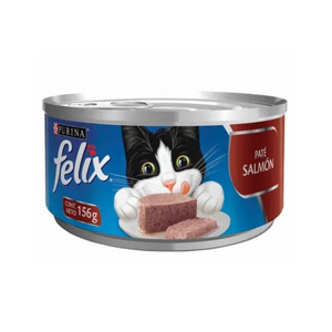 Alimento para Gato Félix Original Pate Salmón Lata