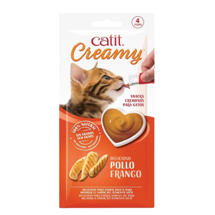 Alimento Para Gato Catit Creamy De Pollo